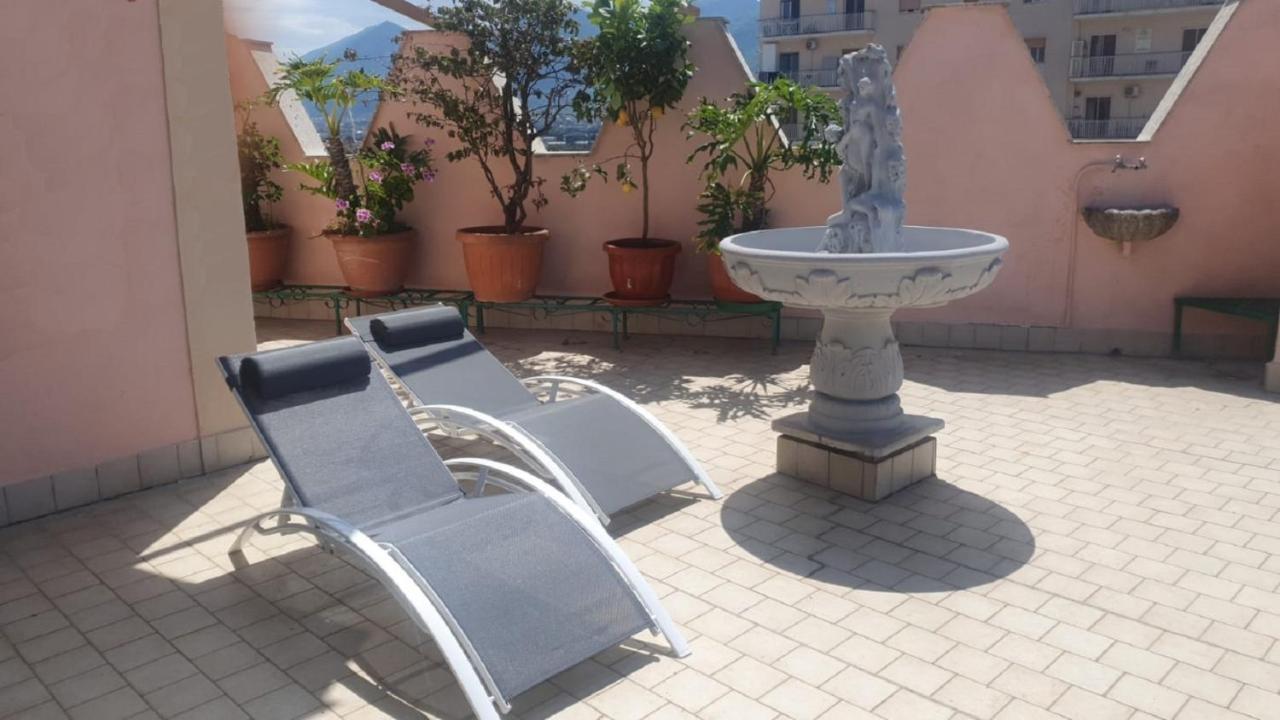 Renovated Loft With Vesuvio View Terrace Scafati Exterior foto